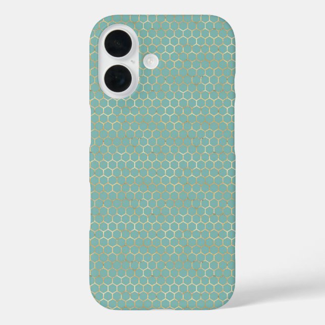 Queen Bee Muster  Case-Mate iPhone Hülle (Rückseite)