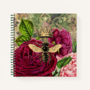 Queen Bee & Mystic Rose Notebook Notizbuch