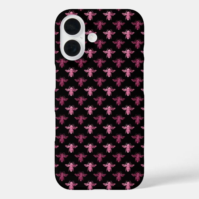 Queen Bee Pattern Case-Mate iPhone Hülle (Rückseite)