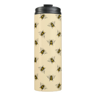 Queen Bee Pattern Thermosbecher