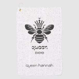 "Queen Bee" Personalisiert Golfhandtuch