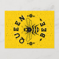 Queen Bee Postcard