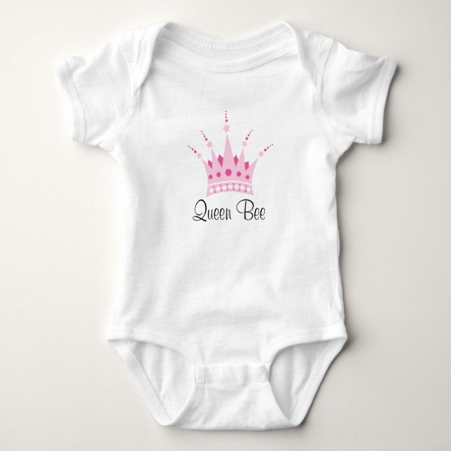 Queen Bee / Princess Crown Baby T - Shirt (Vorderseite)