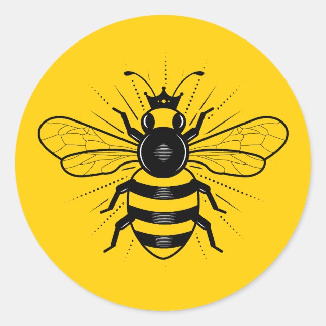 Queen Bee / Stickers (Vorderseite)
