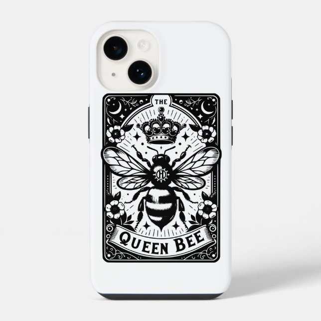 Queen Bee Tarot Card iPhone Hülle (Rückseite)