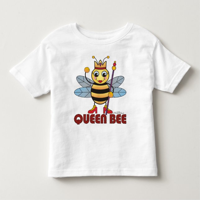 Queen Bee Toddler Shirt (Vorderseite)
