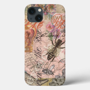 Queen Bee Vintag schöne Collage Case-Mate iPhone Hülle