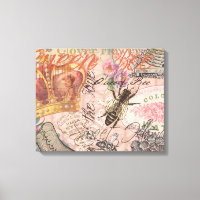 Queen Bee Vintag schöne Collage