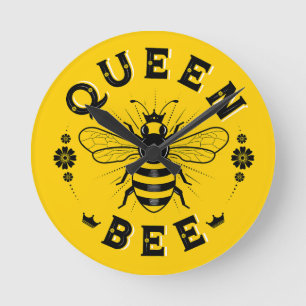 Queen Bee Wall Clock Runde Wanduhr