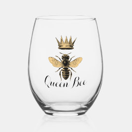 Queen Bee Weinglas Ohne Stiel
