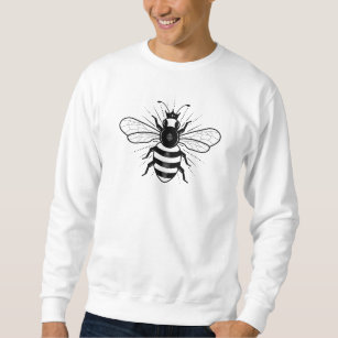 Queen Bee White Sweatshirt
