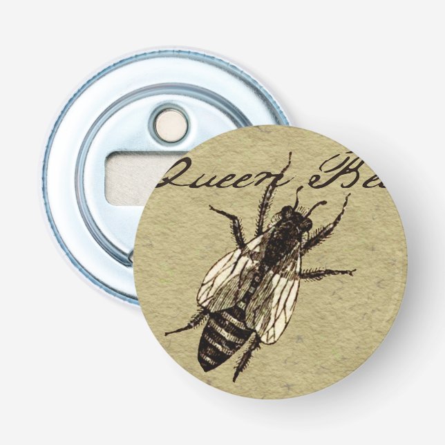 Queen Bee Wildlife Bug Insect Flaschenöffner (Vorderseite)