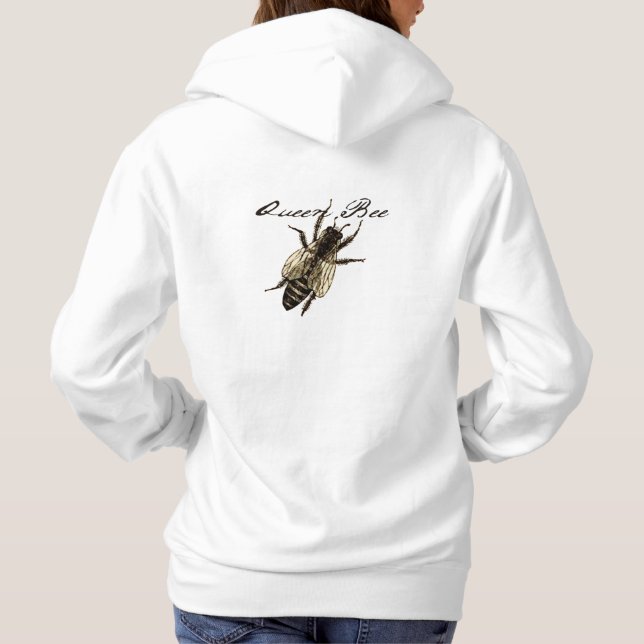 Queen Bee Wildlife Bug Insect Hoodie (Rückseite)