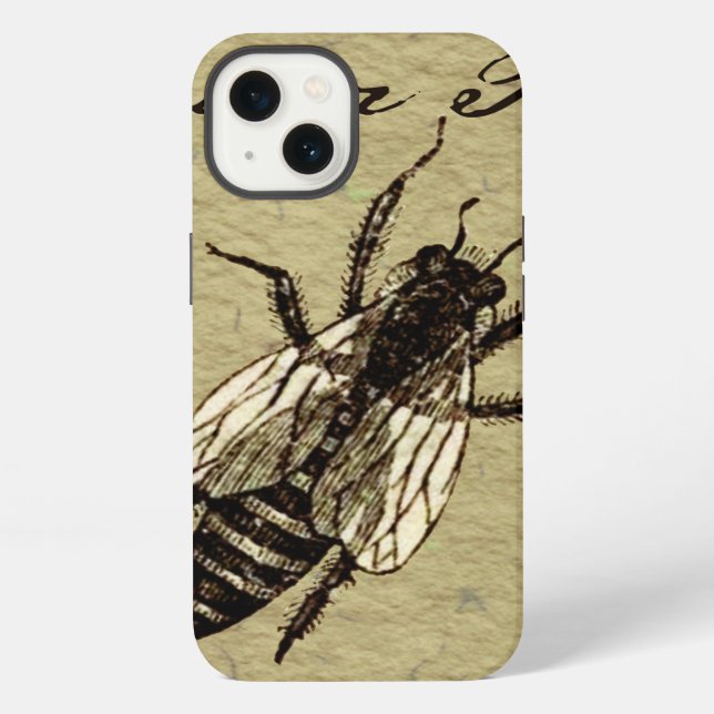 Queen Bee Wildlife Bug Insect iPhone Hülle (Rückseite)