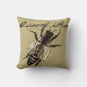 Queen Bee Wildlife Bug Insect Kissen