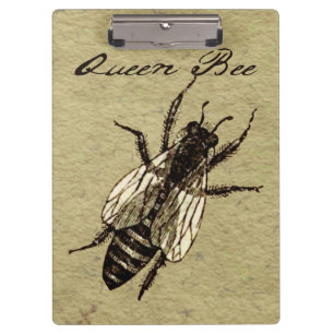 Queen Bee Wildlife Bug Insect Klemmbrett