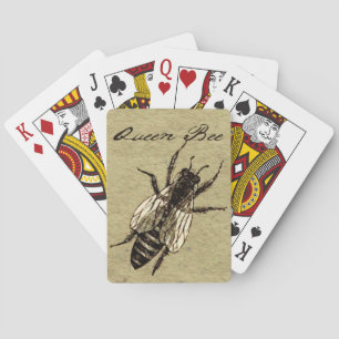 Queen Bee Wildlife Bug Insect Spielkarten