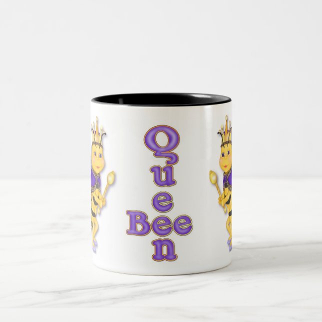 Queen Bee Zweifarbige Tasse (Mittel)