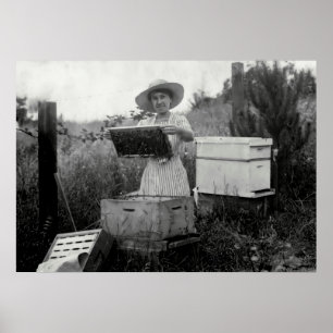 QUEEN BEEKEEPER 19. Jahrhundert Poster