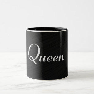 Queen Black Elegant Zweifarbige Tasse