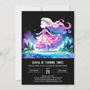 Queen Boho Princess Birthday Einladung