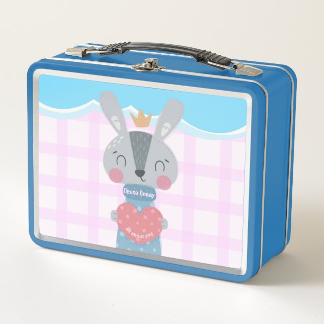 Queen Bunny Metal Lunchbox (Vorderseite)