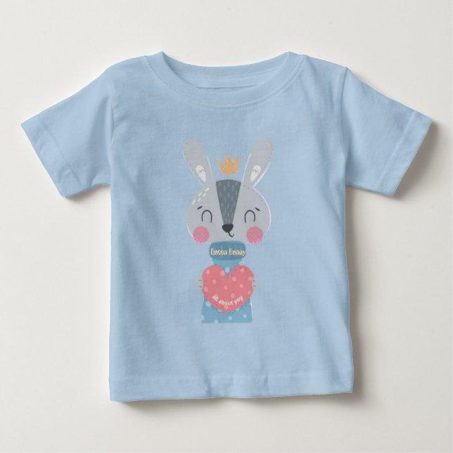 Queen Bunny Säugling T - Shirt (Vorderseite)