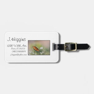 Queen Butterfly im Morgenlicht Gepäckanhänger