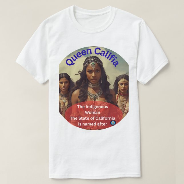 Queen Califia Herren Basic T-Shirt (Design vorne)