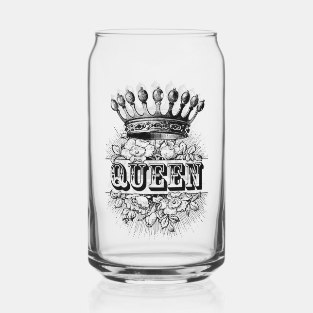 Queen Can Glass Dosenglas (Rückseite)
