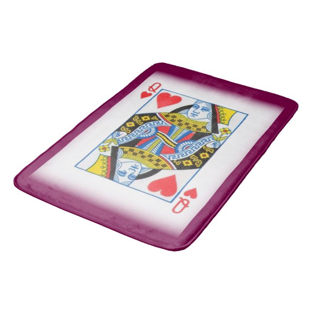 QUEEN CARD BADEMATTE (Schrägansicht)