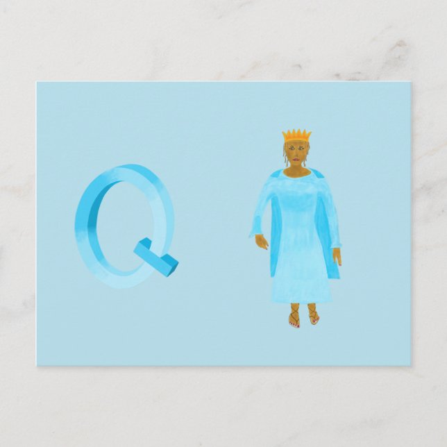 Queen Card Postkarte (Vorderseite)