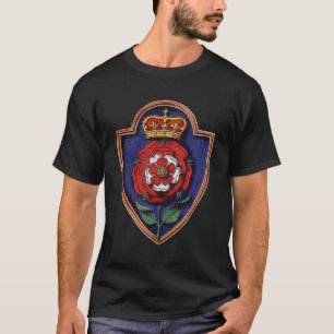 Queen Catherine Howard Royal Tudor Rose Abzeichen T-Shirt