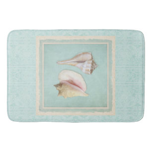 Queen Conch Blitz Whelk Seashells Muscheln Beach Badematte