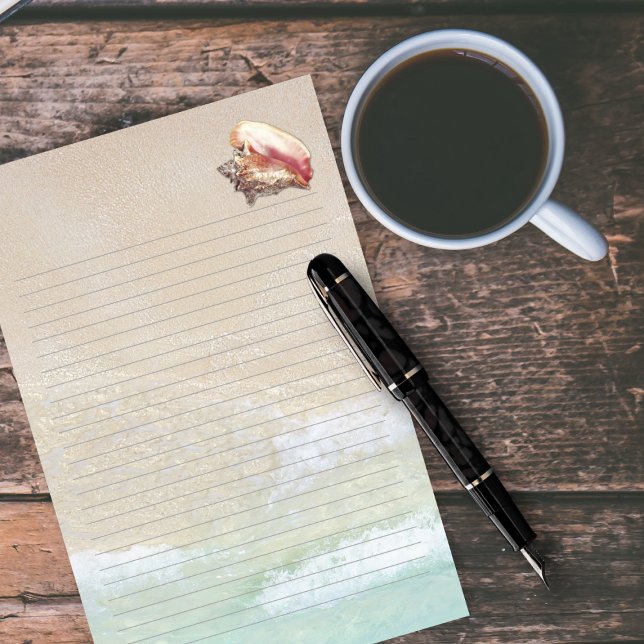 Queen Conch Muschel Beach Sand Schreibpapier Briefpapier (Von Creator hochgeladen)