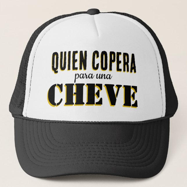 Queen copera para una chew truckerkappe (Vorderseite)