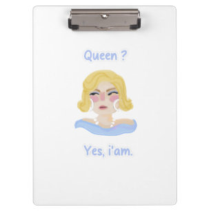 Queen Cover Klemmbrett