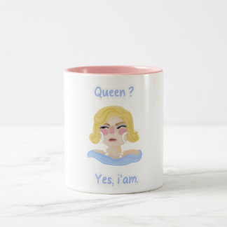 Queen Cover Zweifarbige Tasse