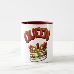 queen.crown zweifarbige tasse