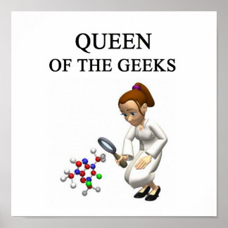 QUEEN der Geeken Poster