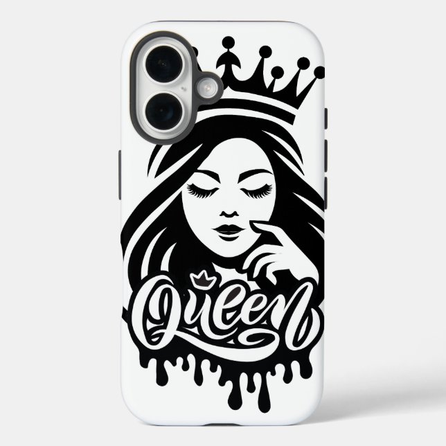 Queen Design – Elegante königliche Krone Case-Mate iPhone Hülle (Rückseite)