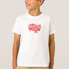Queen Design – Elegante königliche Kronentypografi T-Shirt
