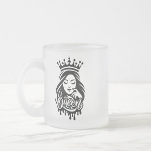 Queen Design – Elegante Königskrone Mattglastasse