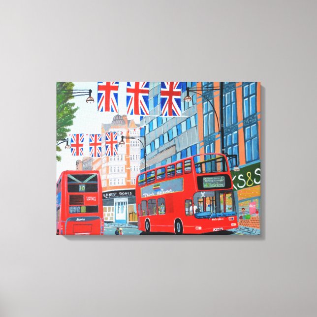 Queen Diamond Jubilee Leinwand (Vorderseite)