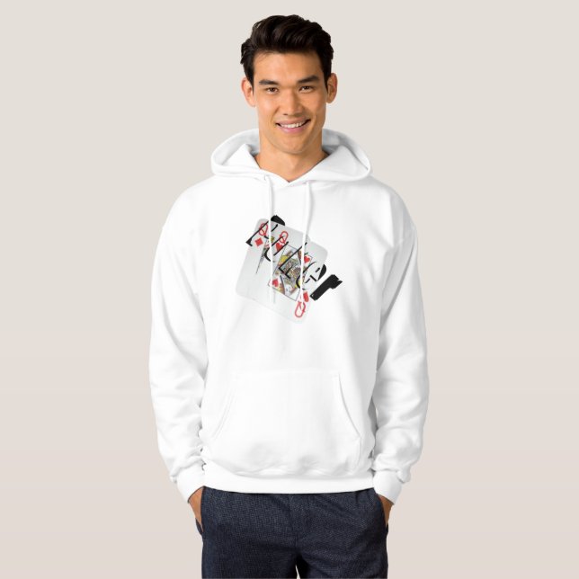 Queen Dimensions Poker Logo, Mens Sweatshirt (Vorne ganz)