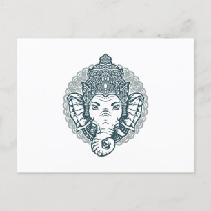 Queen Elephant Postkarte