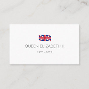 Queen Elizabeth 2. Visitenkarte