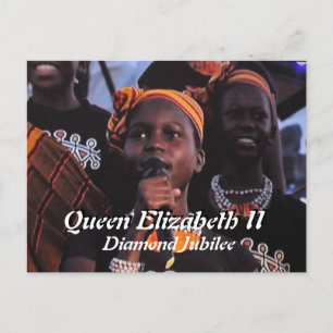 Queen Elizabeth Diamond Jubilee Konzert Postkarte