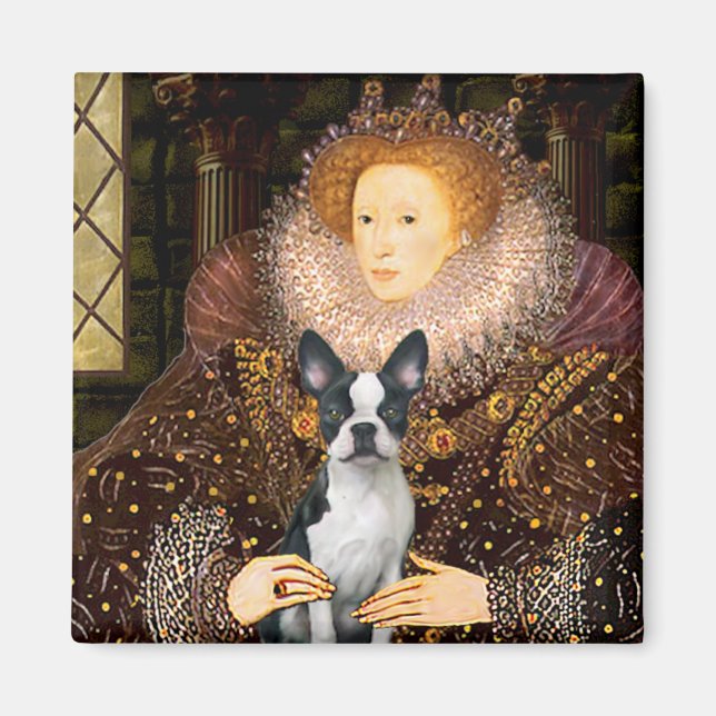 Queen Elizabeth I. Boston T #1 Magnet (Vorne)