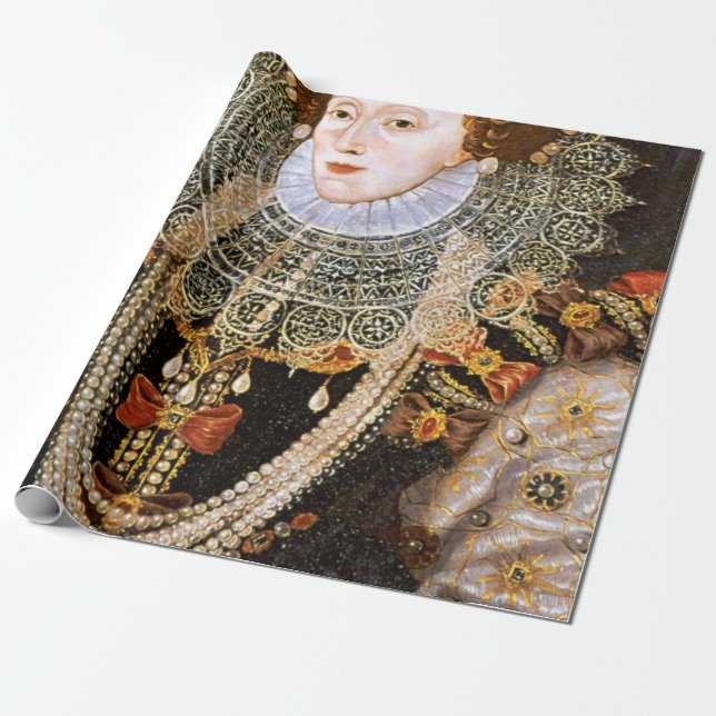 Queen Elizabeth I Geschenkpapier (Ungerollt)